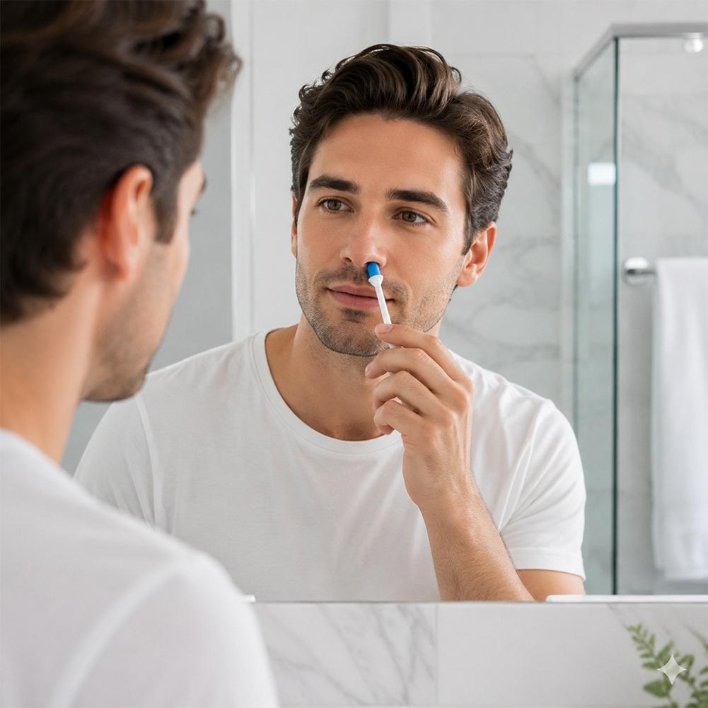 Men'S Grooming Wax - 使い捨てノーズワックスアプリケーター、鼻、耳、顔、眉毛の脱毛用スパチュラ、無痛ワックスキット、男性女性用グルーミングツール