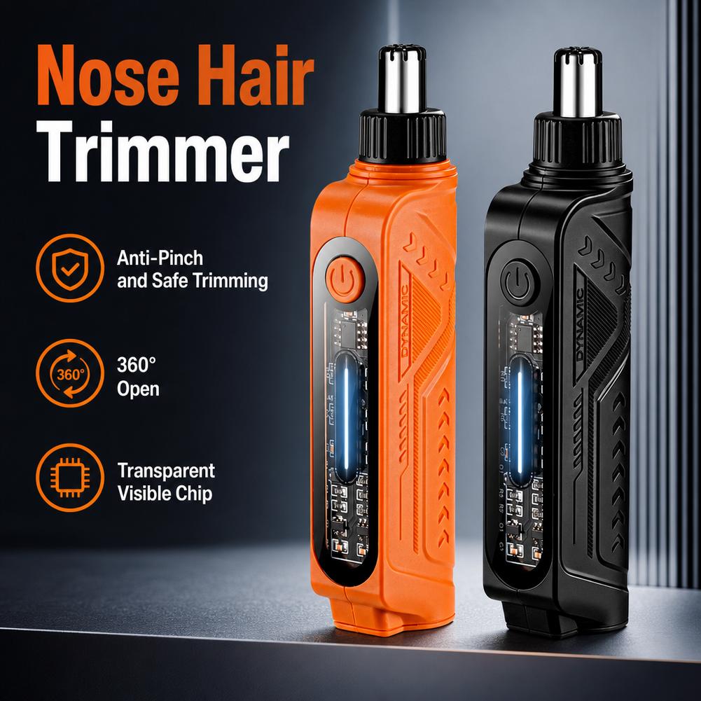 Men'S Grooming Facial - 充電式の鼻毛カッターと男性用の顔の毛取り器。鼻腔の毛を取り除くための鼻毛シェーバー。携帯に便利なグルーミングツール。