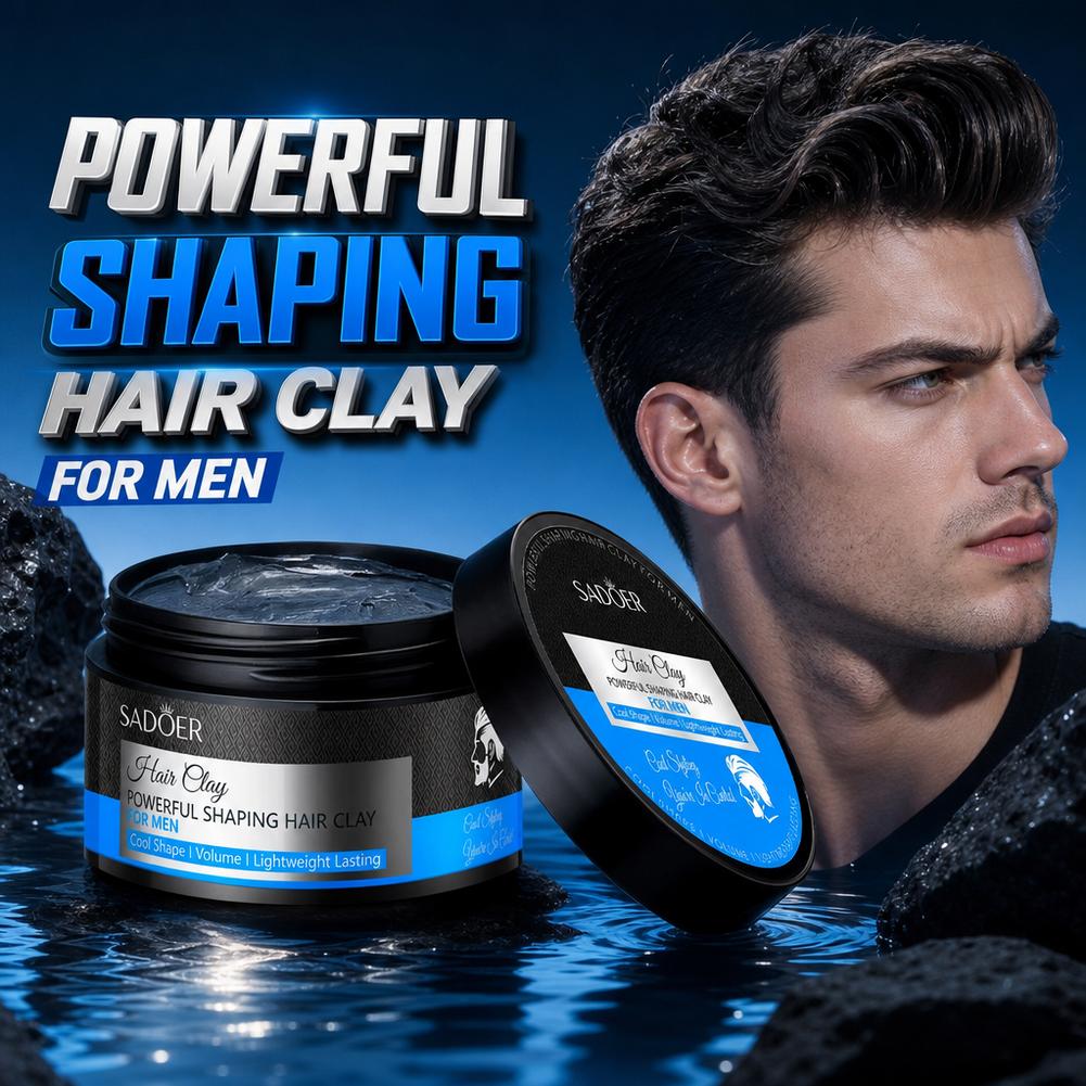 Men'S Grooming Wax - メンズヘアスタイリングクレイ 強力ホールド マット仕上げ ヘアワックス 長持ちボリューム シェーピングクリーム