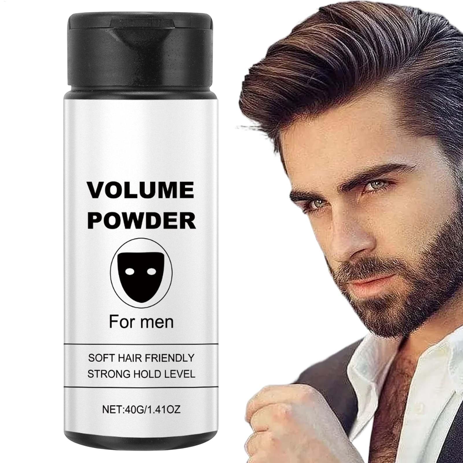 Men'S Grooming Wax - テクスチャパウダー ボリュームアップ テクスチャライジング メンズヘアパウダー ポータブル ヘアスタイルボリューム