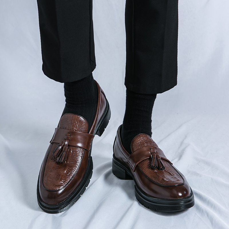 スプリングタッセルローファー メンズシューズ レザー メンズ - Mens Grooming On Sale のレビューと価格