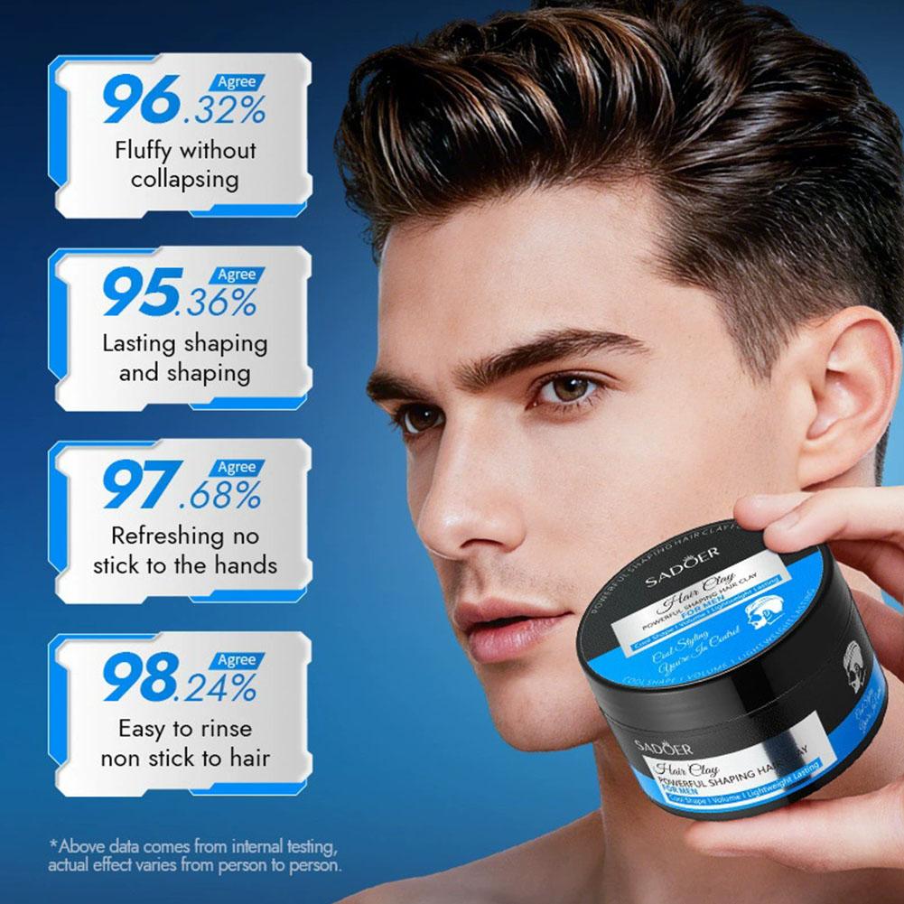 100g メンズヘアスタイリングクレイ 強力ホールド マット - Men'S Grooming Wax のレビューと価格