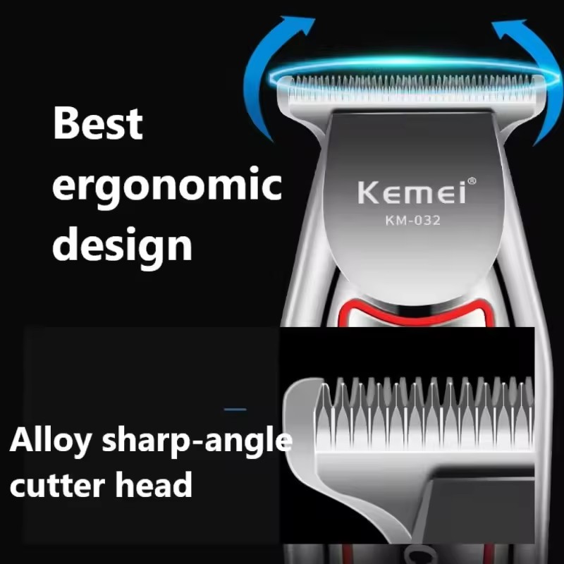 Kemei プロフェッショナルヘアトリマー電気ひげトリマー男 - Men'S Grooming Set Gift のレビューと価格