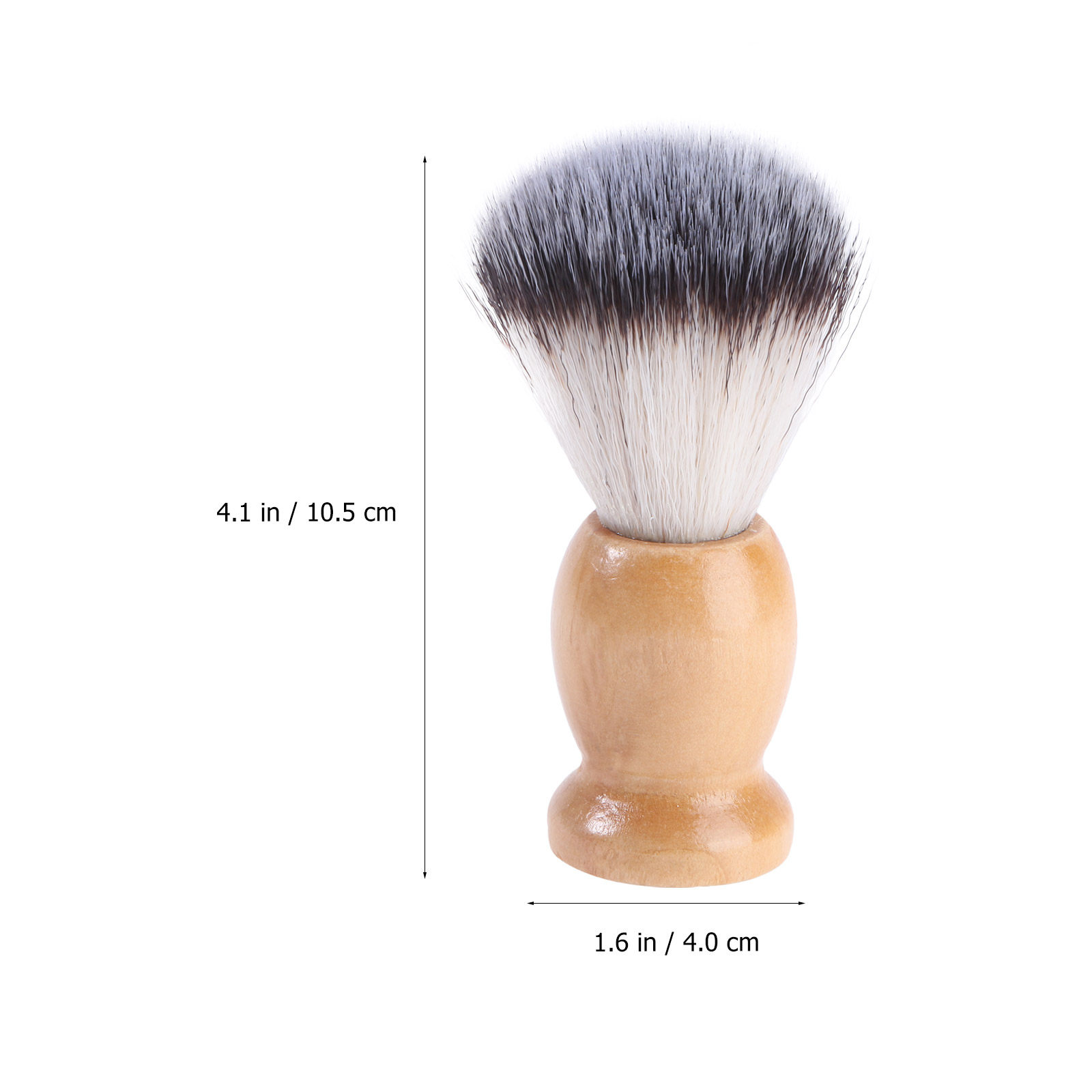 男性用、合成ナイロン製の毛を使用した、木製のハンドルが付いた - Men'S Grooming Facial のレビューと価格