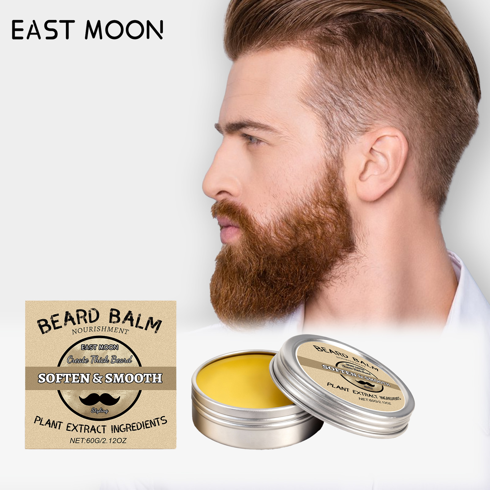 メンズひげケアワックス - 滑らかで光沢があり、爽やかで、べ - Men'S Grooming Wax のレビューと価格
