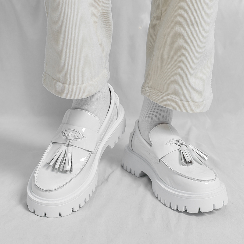 メンズシューズ革男性ファッション春タッセルローファーホット販 - Mens Grooming On Sale のレビューと価格