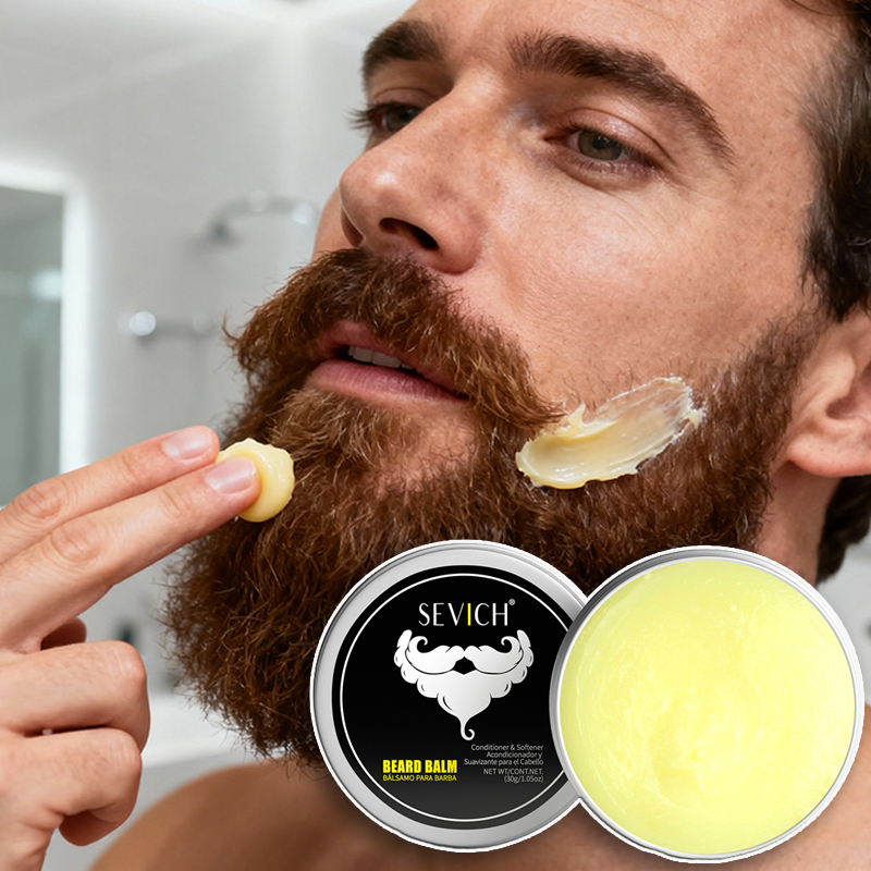 30 グラムひげバームワックスひげケアクリーム保湿顔の毛ダッ - Men'S Grooming Wax のレビューと価格