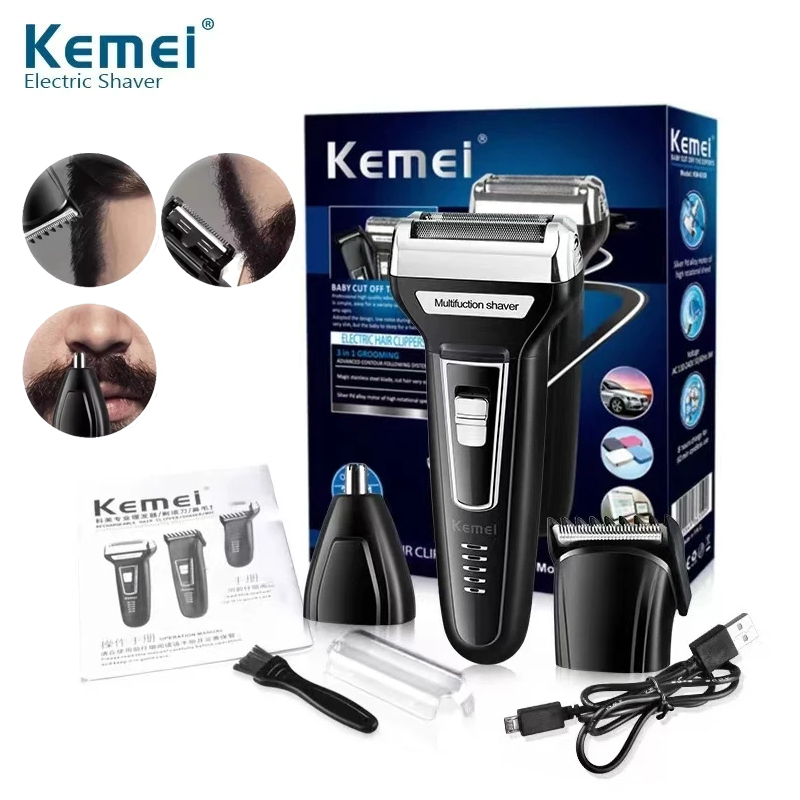 Kemei 多機能防水3in1グルーミングキット、カッターヘ - Men'S Grooming Boxes のレビューと価格
