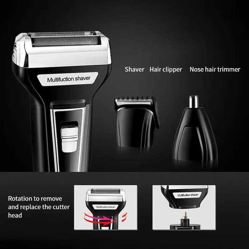 Kemei 多機能防水3in1グルーミングキット、カッターヘ - Men'S Grooming Boxes のレビューと価格