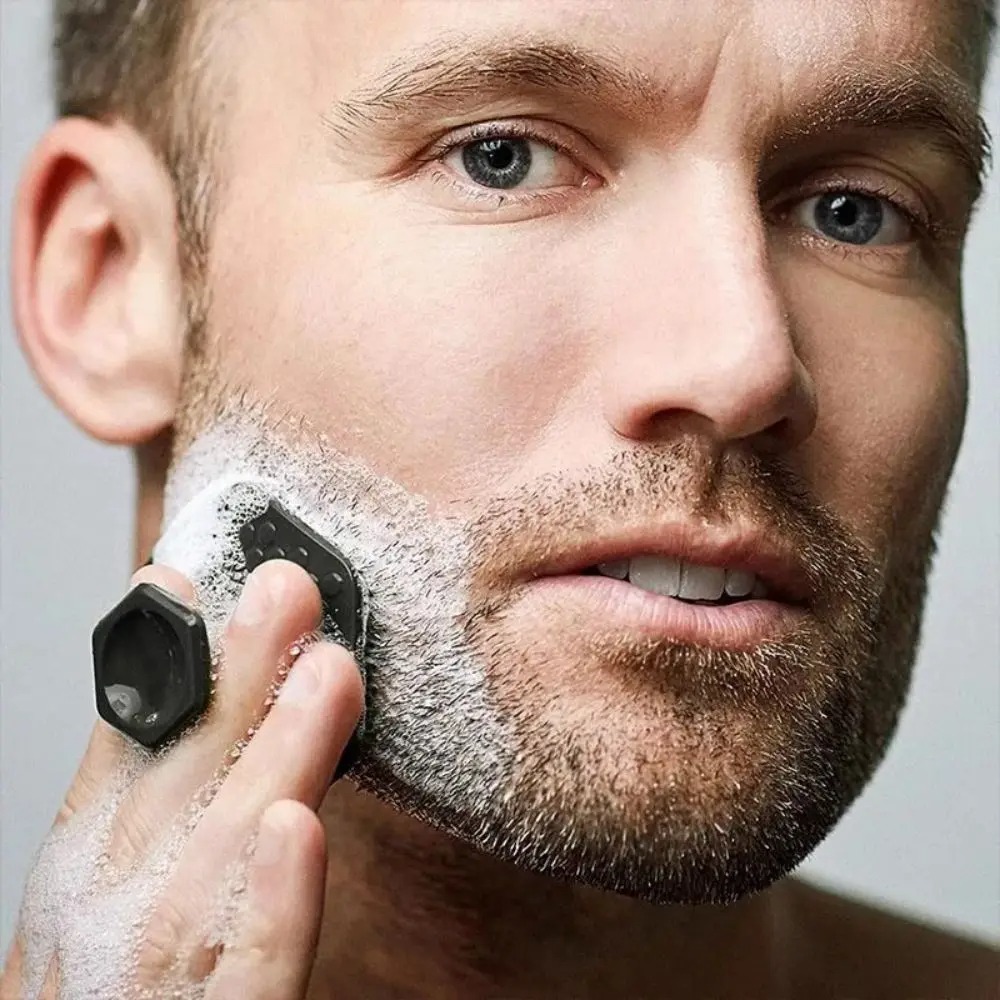 男性用ミニシリコン洗顔ブラシ、ディープクレンジング、角質除去 - Men'S Grooming Facial のレビューと価格