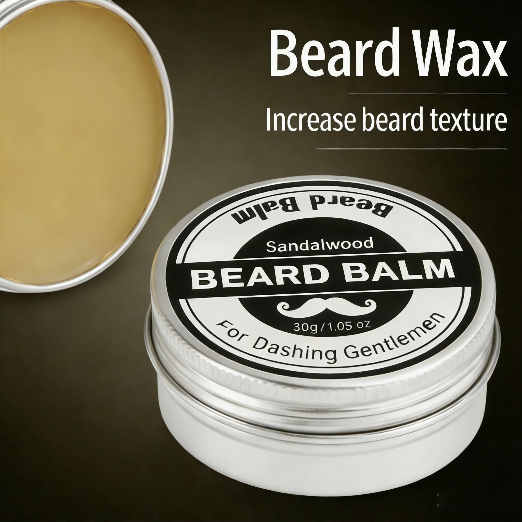 ストロングホールド ビアードワックス 30g、ナチュラルシェ - Men'S Grooming Wax のレビューと価格