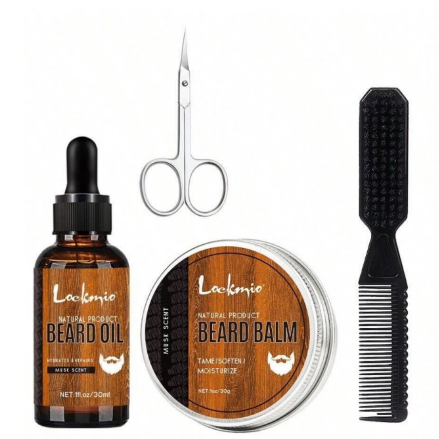 男性用保湿クリームとあごひげバーム,4個,髪の成長,ワックス - Men'S Grooming Wax のレビューと価格