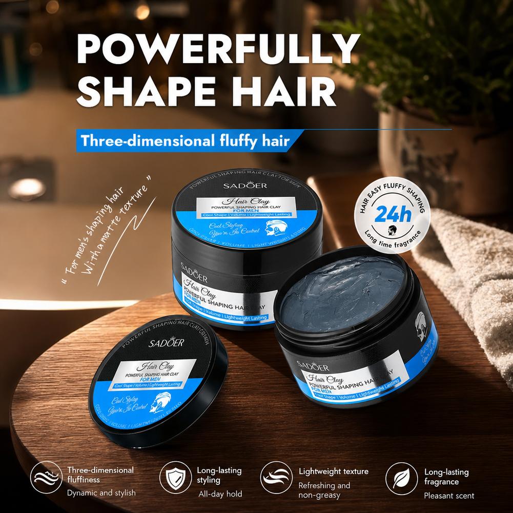 メンズヘアスタイリングクレイ 強力ホールド マット仕上げ ヘ - Men'S Grooming Wax のレビューと価格